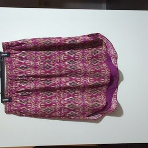 Lauren Ralph Lauren skirt. Size 1X. Elastic waist. Lined. Waist 34-38.